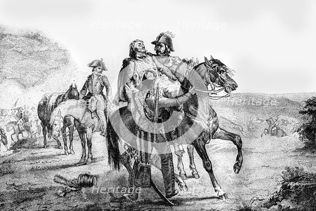 Death of General Marceau, 21st September 1796 (1882-1884). Artist: Unknown