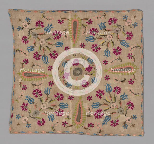 Turban Panel, Turkey, 1600/1800. Creator: Unknown.