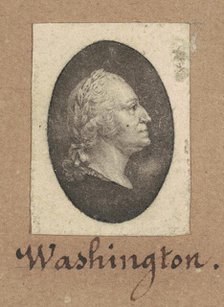 George Washington, c. 1800. Creator: Charles Balthazar Julien Févret de Saint-Mémin.