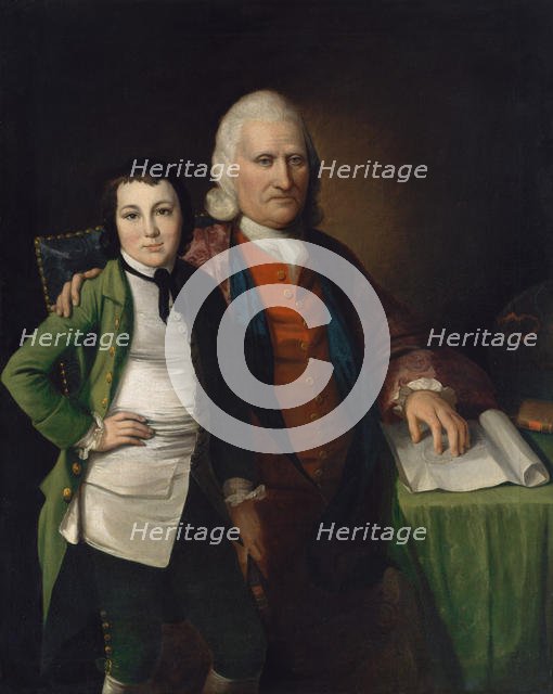 Cadwallader Colden and His Grandson Warren De Lancey, ca. 1772. Creator: Matthew Pratt.