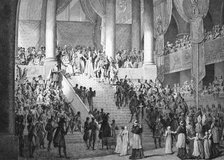 'Consecration of Napoleon and Coronation of Josephine by Pope Pius VII, 2nd December 1804.  Creator: Unknown.