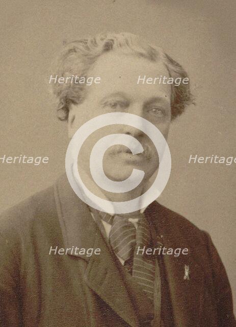Portrait of Lucien Petipa (1815-1898), c. 1870. Creator: Photo studio Philippon.