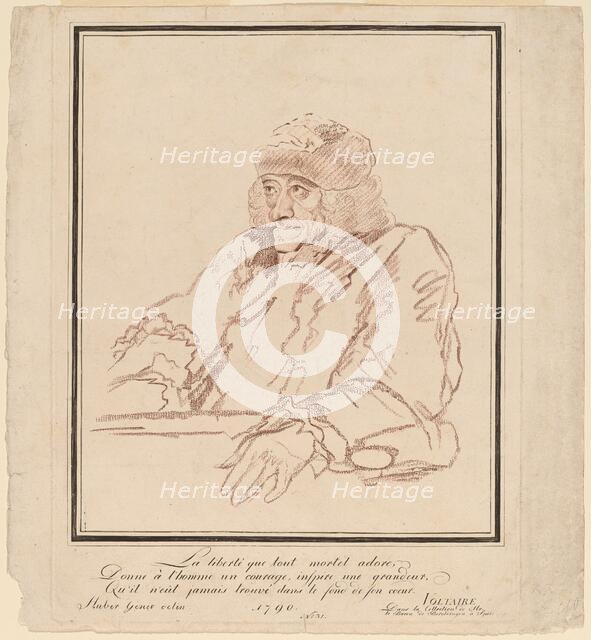 Voltaire, 1790. Creator: Unknown.