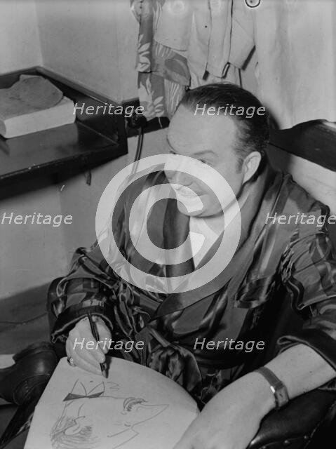 Portrait of Xavier Cugat, New York, N.Y., 1946. Creator: William Paul Gottlieb.