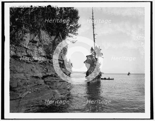 Temple Gate, Sand Island, Apostle Islands, Wis., between 1880 and 1889. Creator: Unknown.