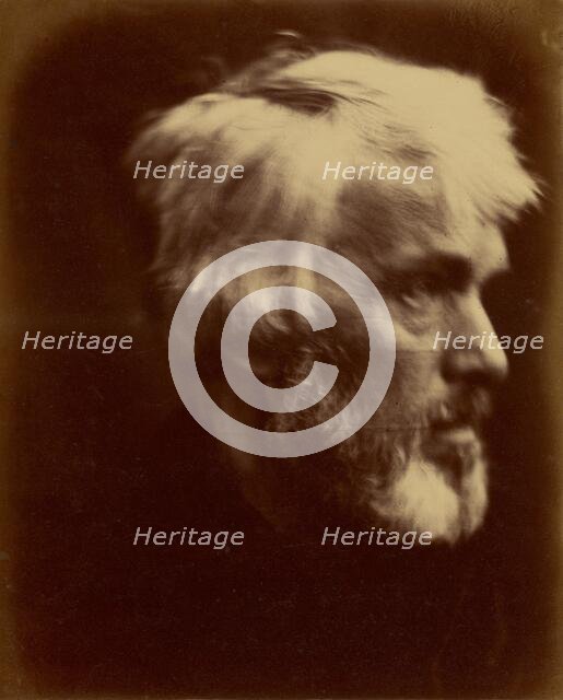 Thomas Carlyle, 1867. Creator: Julia Margaret Cameron.