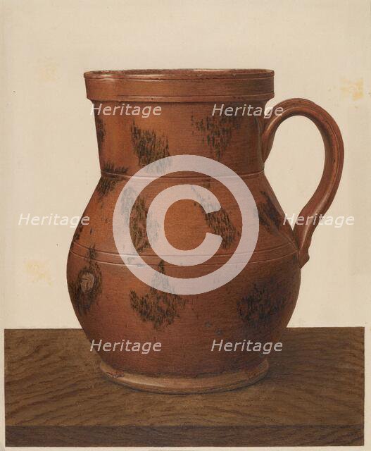 Water Pitcher, 1935/1942. Creator: Unknown.