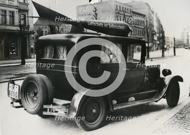 Aircraft bomb in the streets of Wroclaw, Poland, 1944. Artist: Unknown.