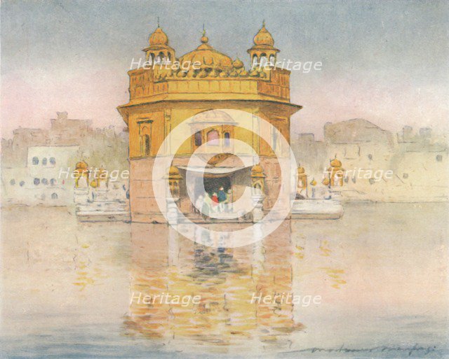 'The Golden Temple, Amritsar', 1905. Artist: Mortimer Luddington Menpes.