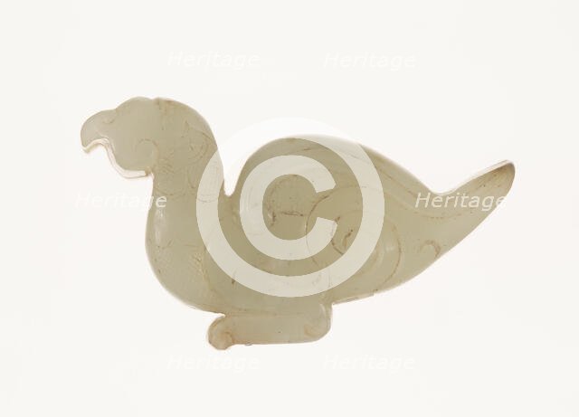 Bird Pendant, Eastern Zhou dynasty, c. 770-256 B.C. c. 4th/3rd century B.C. Creator: Unknown.