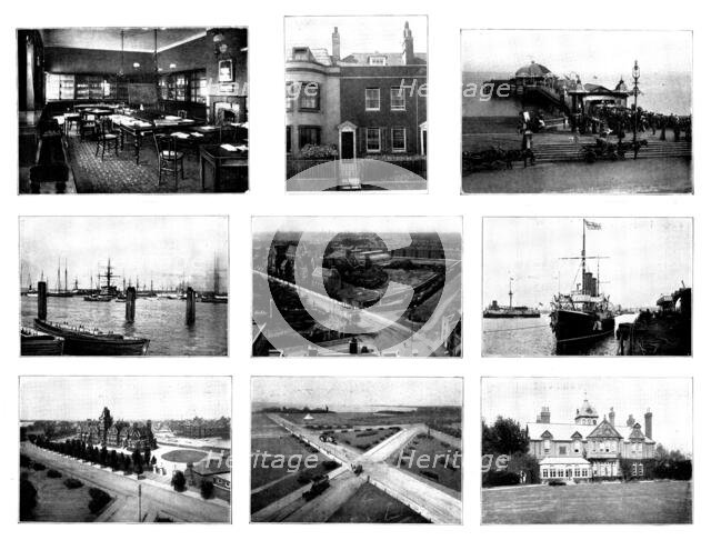 The Royal Visit to Portsmouth: views of Portsmouth and Southsea, 1898. Creator: Unknown.