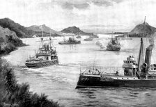 The Chinese Question - ...the British Squadron off Port Hamilton, Christmas Day, 1897, (1898). Creator: Unknown.