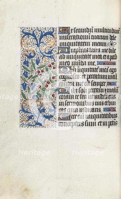 Book of Hours (Use of Rouen): fol. 85v, c. 1470. Creator: Master of the Geneva Latini (French, active Rouen, 1460-80).
