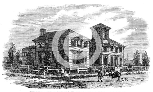 The Christchurch Clubhouse, Canterbury, New Zealand, 1864. Creator: Unknown.