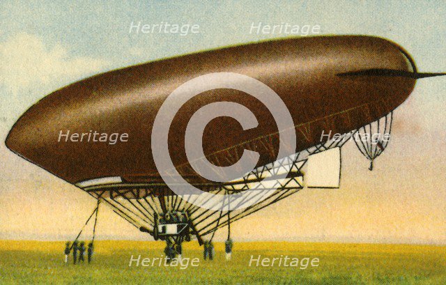 La Ville de Paris airship, 1908, (1932).  Creator: Unknown.