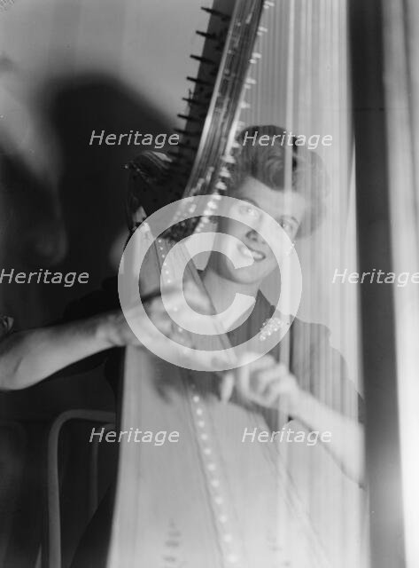Portrait of Adele Girard, Turkish Embassy, Washington, D.C., ca. Feb. 1942. Creator: William Paul Gottlieb.