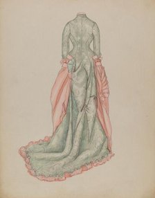 Dress, c. 1936. Creator: Marie Mitchell.