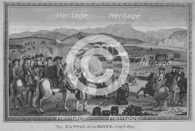 'The Battle of the Boyne. July 1st 1690', (1785).  Creator: John Goldar.