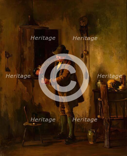 Interior of an Irish Cottage. Creator: Howard Helmick.