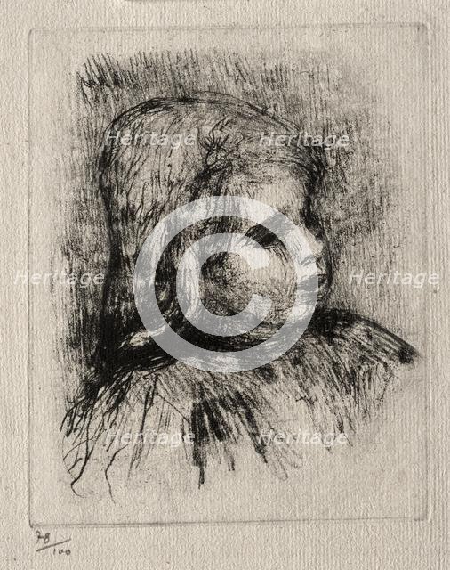 Claude Renoir, de trois-quarts à droite, 1908. Creator: Pierre-Auguste Renoir (French, 1841-1919).