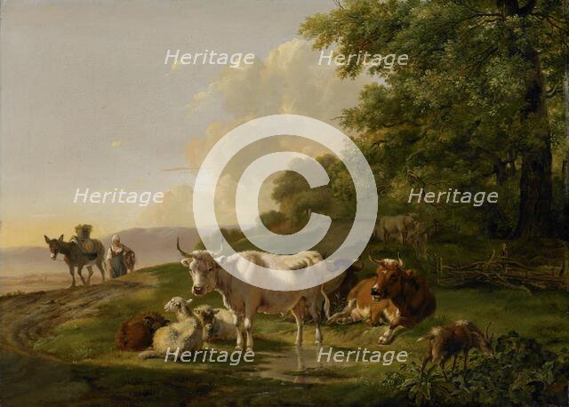 Landscape with Cattle, 1806. Creator: Pieter Gerardus van Os.