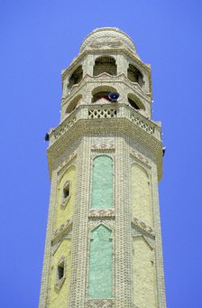 Minaret, Tozeur, Tunisia. 