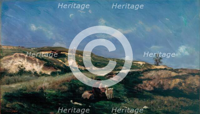 The Shepherdess, c1860s-70s. Creator: Stanislas Lepine.