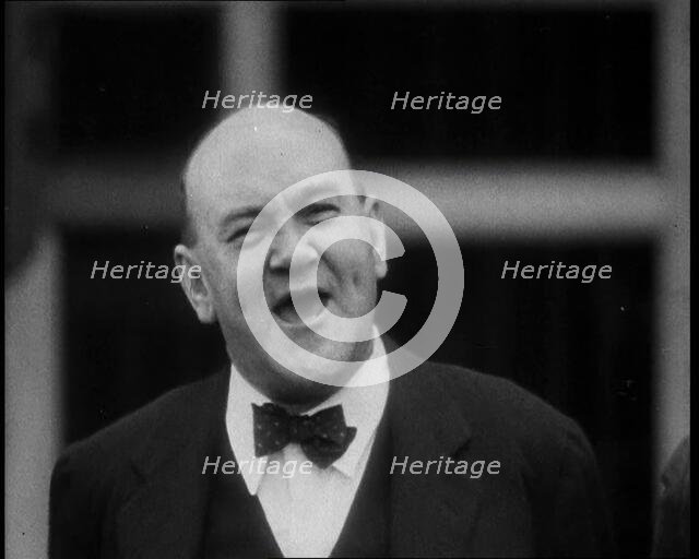 Private Detective Gaston Bullock Means, 1930s. Creator: British Pathe Ltd.