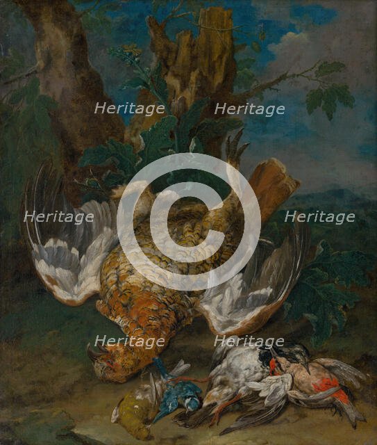 Still Life with a Grouse, 1720-1730. Creator: Johann Georg de Hamilton.