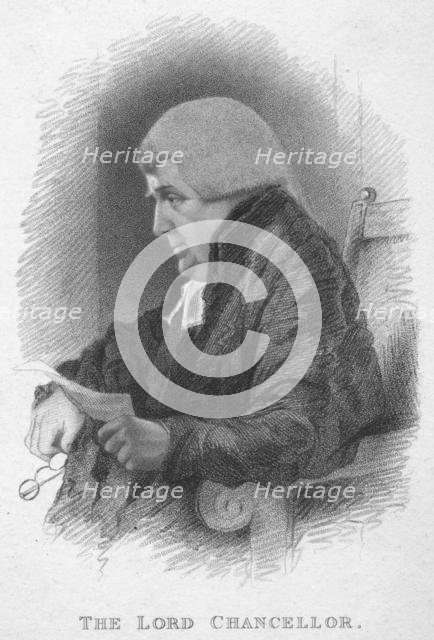 'The Lord Chancellor', c1820. Creator: T Wright.