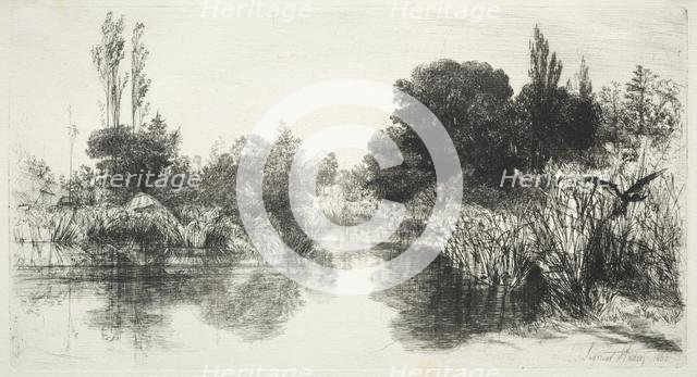 Share Mill Pond, 1860. Creator: Francis Seymour Haden (British, 1818-1910).