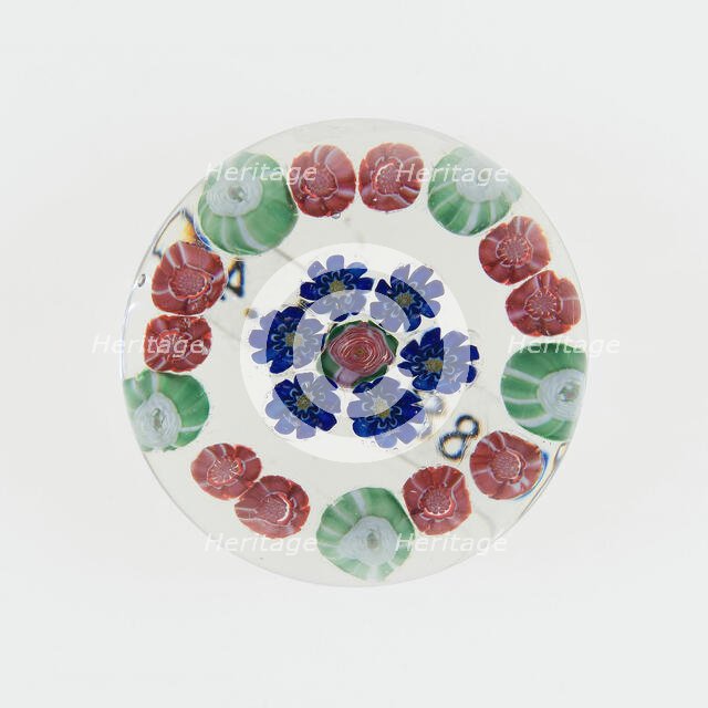 Paperweight, France, c. 1845/60. Creator: Clichy Glassworks.