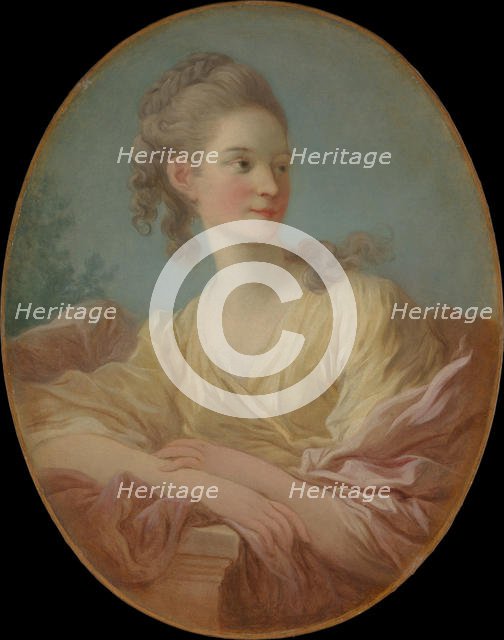Portrait of a Young Woman, 1770s. Creator: Jean-Honore Fragonard.