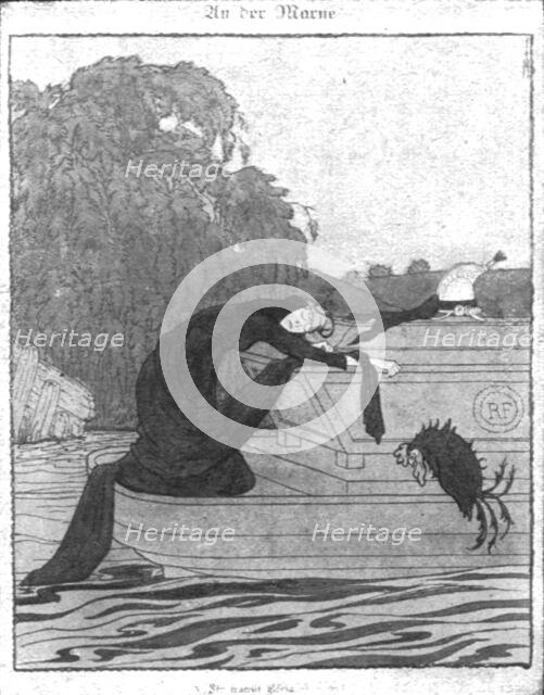 'Prevoyance; La prevoyance en defaut. La couverture de "Simplicissimus" du 25 juin 1918', 1918. Creator: Thomas Theodor Heine.