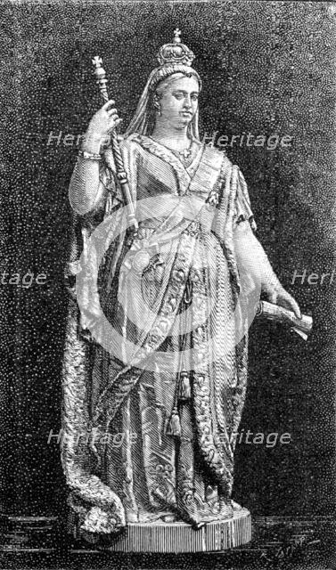 Statue of the Queen, for Government Offices, Sydney, New South Wales, 1883. Creator: Unknown.