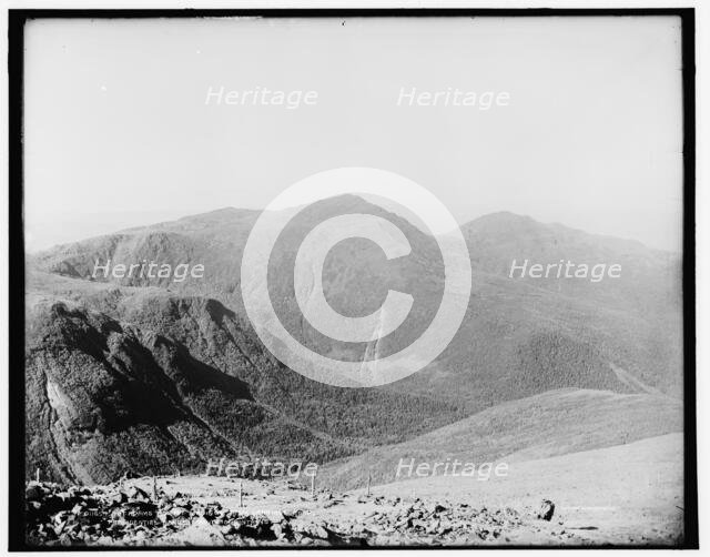 Mt. Adams and Mt. Madison from carriage road, Presidential Range, White Mountains, c1890-1901. Creator: Unknown.