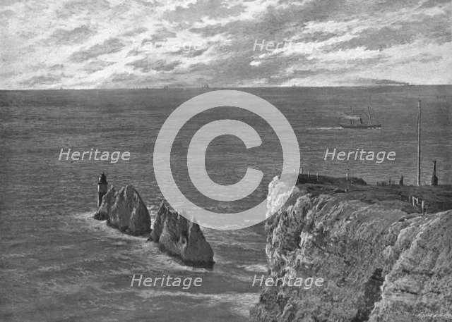 The Needles Isle of Wight, c1900. Artist: Paulton & Son.