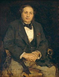 Simon Hayem, 1875. Creator: Jules Bastien-Lepage.