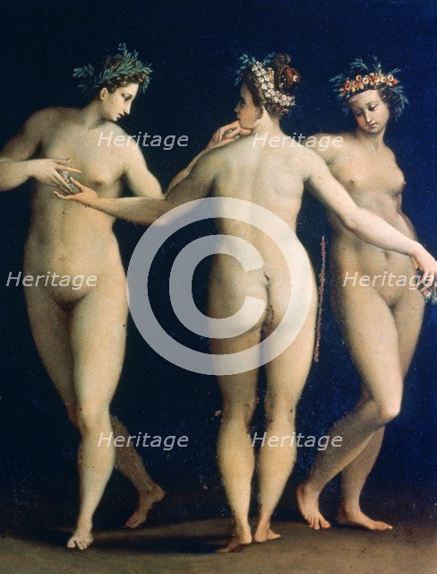 'The Three Graces', 1564-1597. Artist: Francesco Morandini