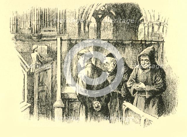 'They remained standing, rooted to the spot', (1907).  Creator: Unknown.