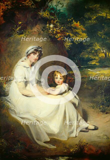 Lady Mary Templetown and Her Eldest Son, 1802. Creator: Thomas Lawrence.