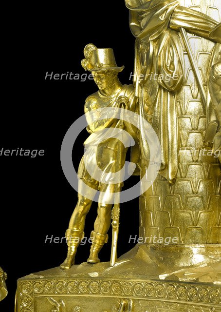 Silver gilt centrepiece, 1822. Artist: Unknown.