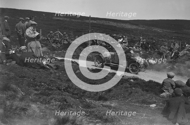 Wolseley 2-seater of A Smith taking part in the Scottish Light Car Trial, 1922. Artist: Bill Brunell.