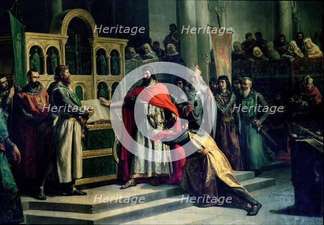 Oath of Santa Gadea, oath demanded by the Cid Campeador to King Alphonse VI of Castile of not hav…