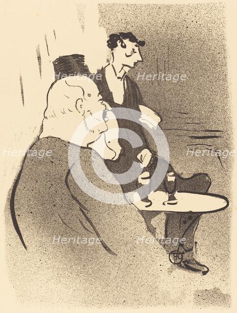 Ducarre at the Ambassadeurs (Ducarre aux ambassadeurs), 1893. Creator: Henri de Toulouse-Lautrec.