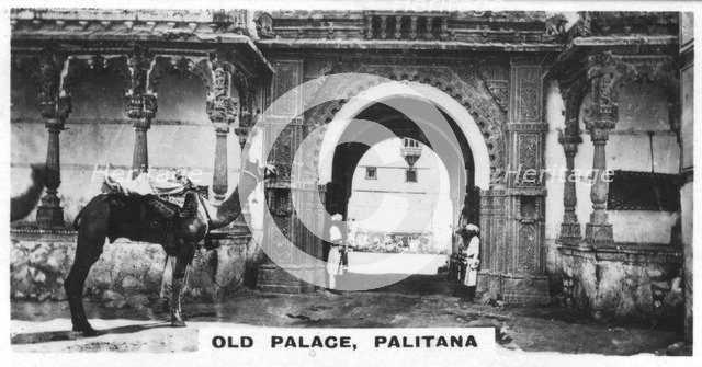 Old Palace, Palitana, India, c1925. Artist: Unknown