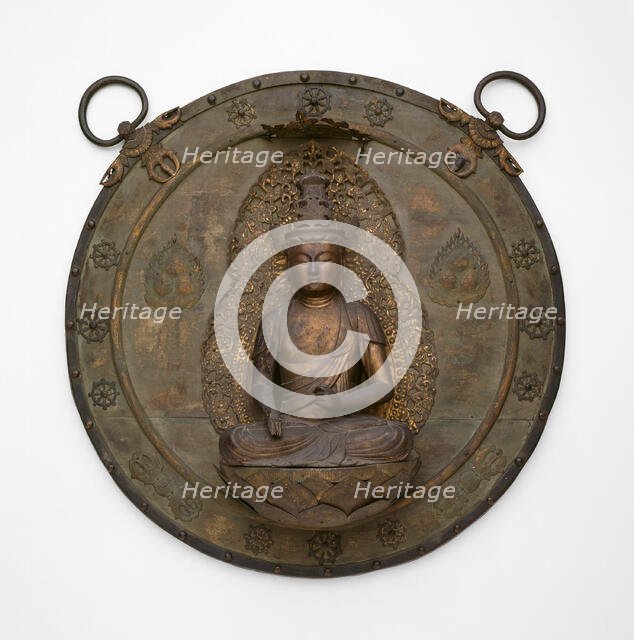 Icon Plaque (Kakebotoke) with Bosatsu, 13th century. Creator: Unknown.