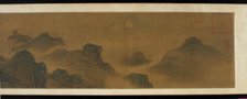 Sun and moon over land and sea, 17th-18th century. Creator: Unknown.