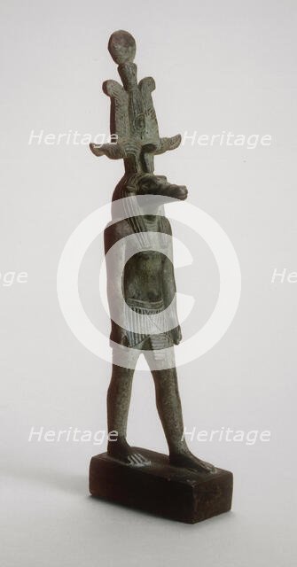 Statuette of Sobek, Egypt, Late Period, Dynasty 26-30 (664-332 BCE). Creator: Unknown.