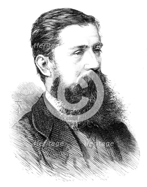 The late Mr. Alfred P. Newton, artist, 1883. Creator: Unknown.